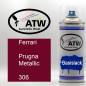 Preview: Ferrari, Prugna Metallic, 306: 400ml Sprühdose, von ATW Autoteile West.